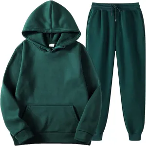 2Pcs Outfits Men's And Women's Sports Tracksuits Long Sleeve Pullover Hoodies,2024 Tall and Big Mens Winter