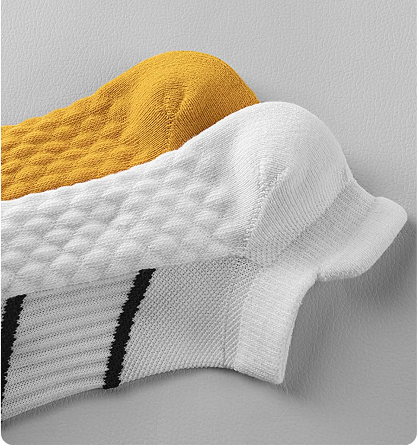 5 Pack Unisex Athletic Running Ankle Socks Cushioned Breathable Moisture Wicking Arch Support