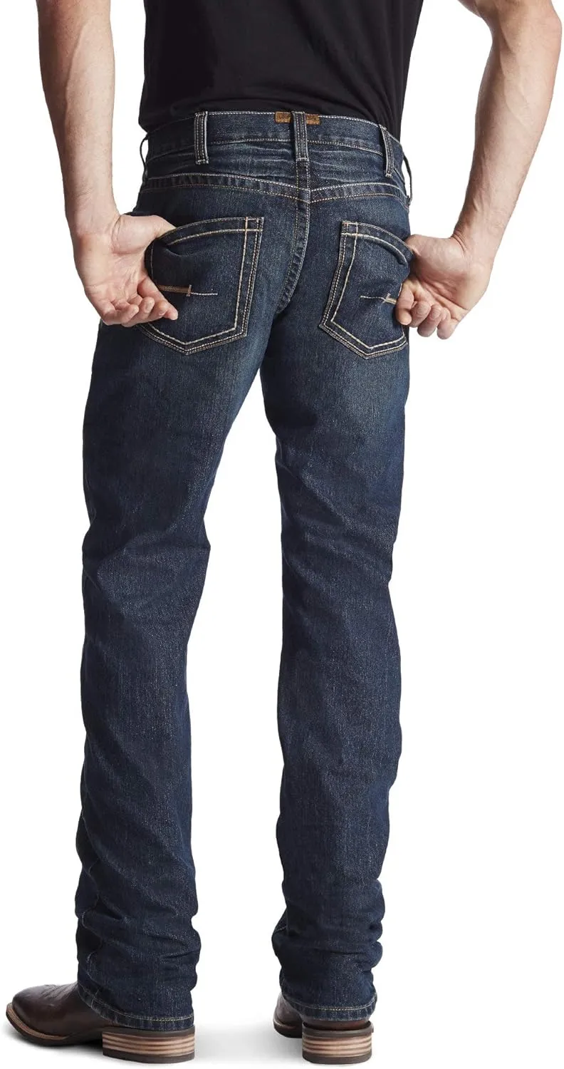 ARIAT Rebar M4 Low Rise DuraStretch Boot Cut Jean  Mens Work Jeans