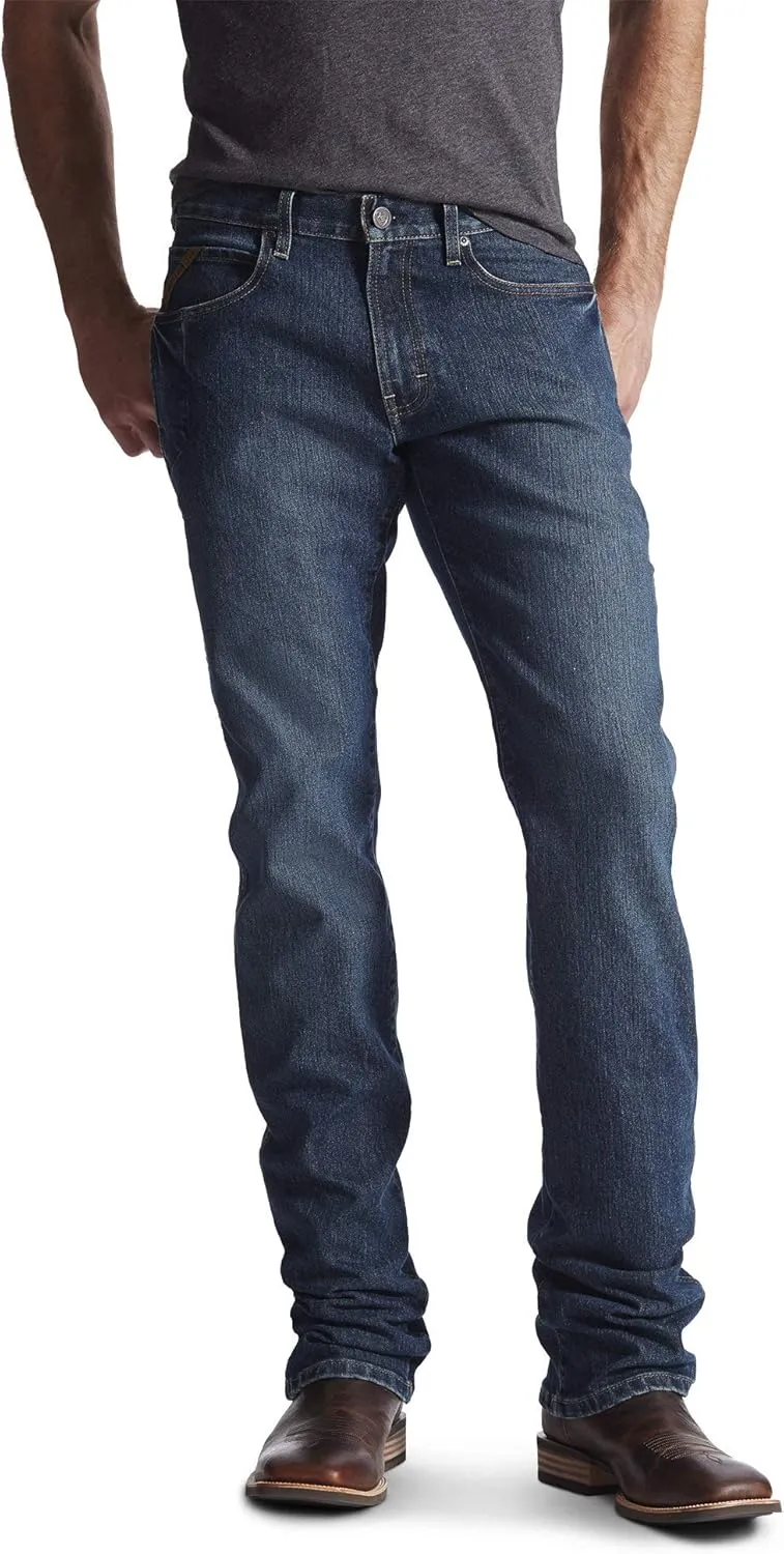 ARIAT Rebar M4 Low Rise DuraStretch Boot Cut Jean  Mens Work Jeans