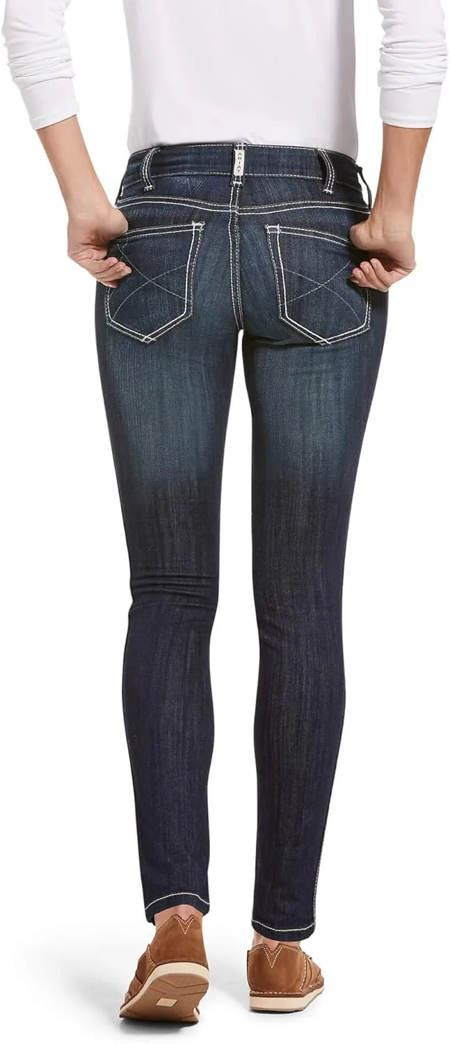Ariat Women's R.e.a.l. Mid Rise Stretch Outseam Ella Skinny Jean