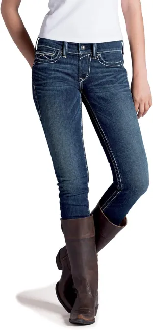 Ariat Women's R.e.a.l. Mid Rise Stretch Outseam Ella Skinny Jean