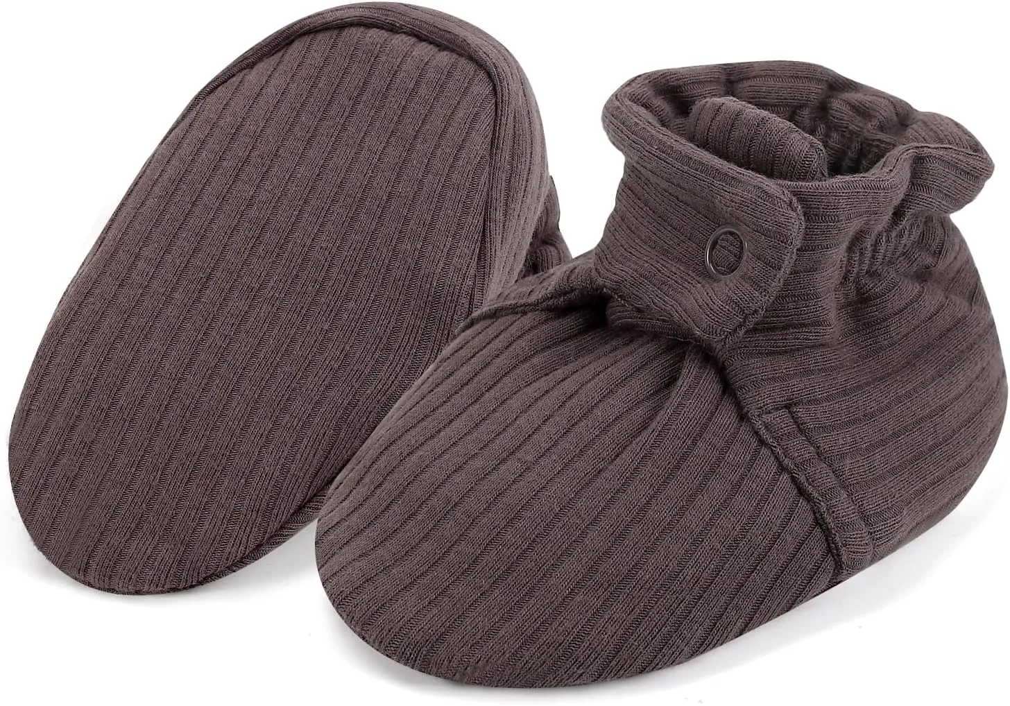 Baby Booties Newborn Infant Shoes Organic Cotton Adjustable Soft Cozy Warm Boots for Boy Girl