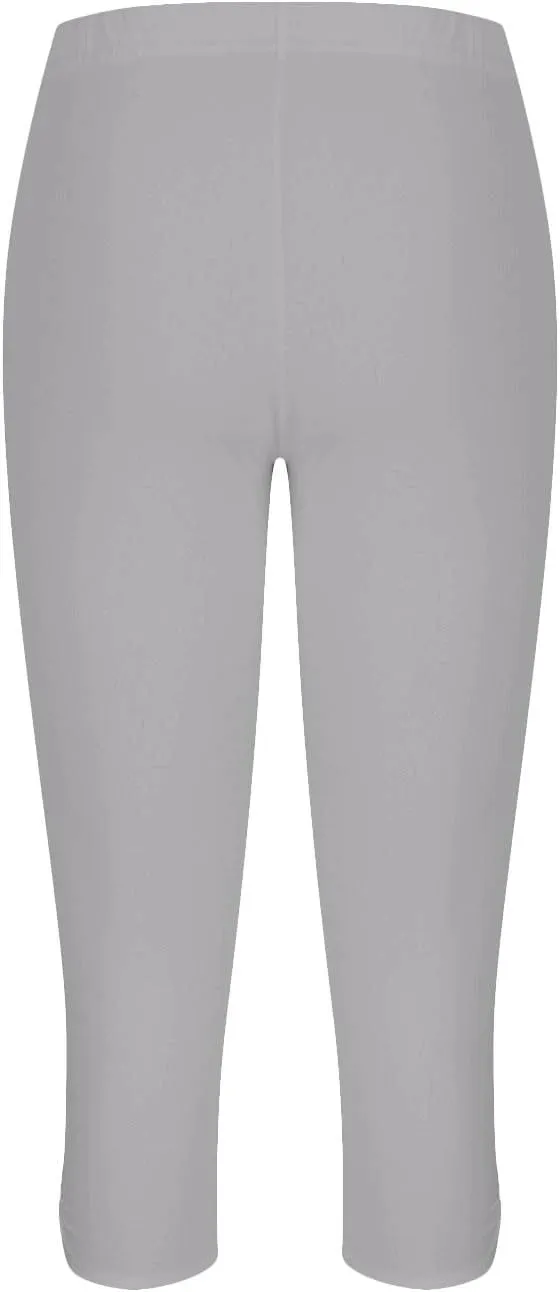 BOXIACEY Capri Leggings for Women 2025 High Waisted Yoga Capris Stretch Knee Length Leggings Cutout Workout Leggings
