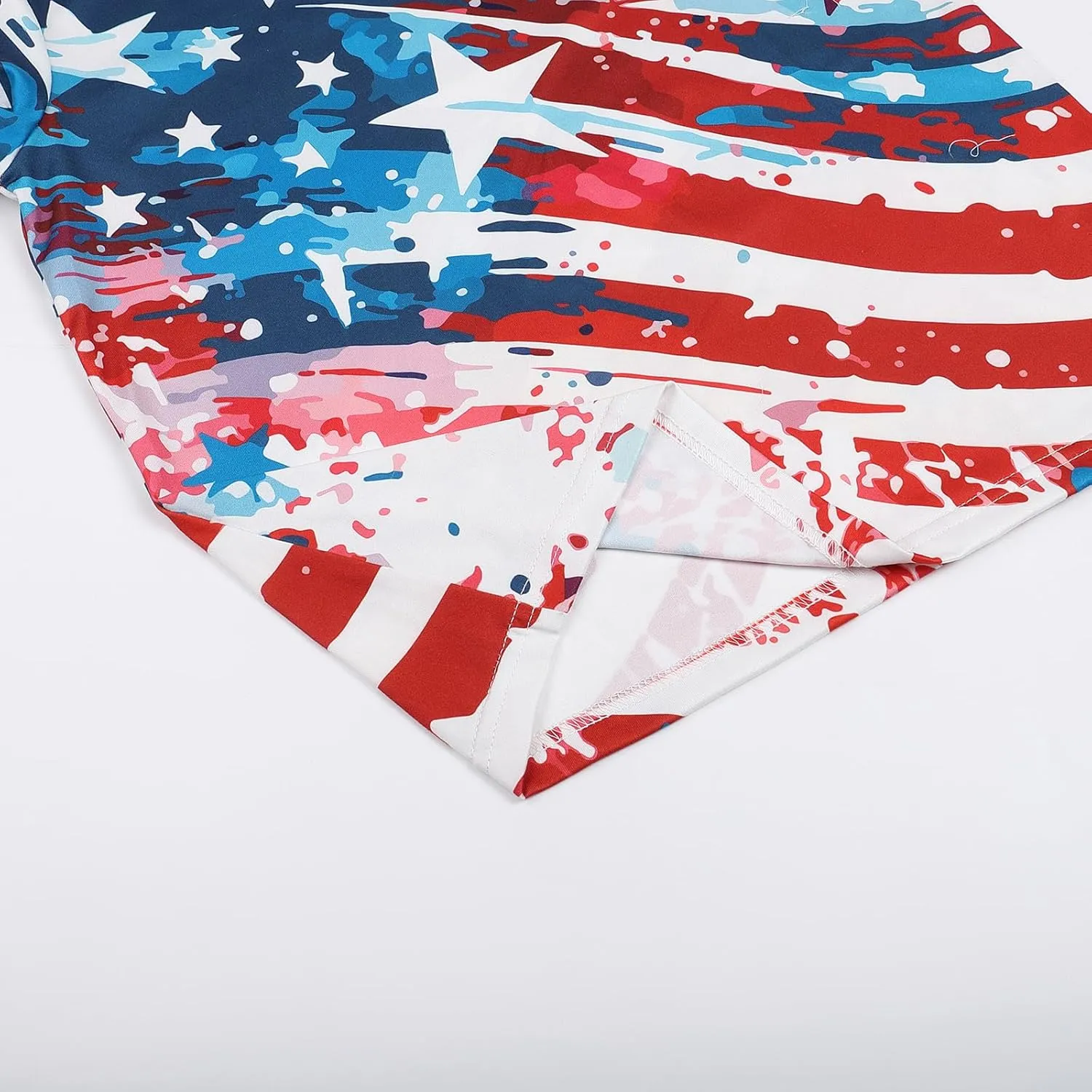 Boys Girls 3D Graphic 4th of July Shirts Funny American Flag Tshirts Kids Short Sleeve Tees 5-12 Years