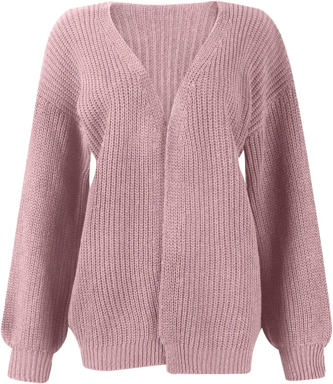 Cardigan Sweaters for Women Chunky Knit Open Front Cardigan Long Oversized Batwing Lightweight Sweaters Loungewear
