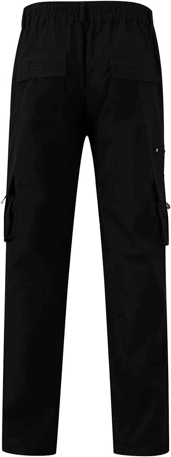Cargo Lightweight Tactical Pants for Men Fashion Cargo Pants Multi Pocket Athletic Pants Casual Outdoor Trousers