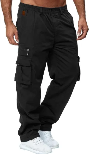 Cargo Lightweight Tactical Pants for Men Fashion Cargo Pants Multi Pocket Athletic Pants Casual Outdoor Trousers