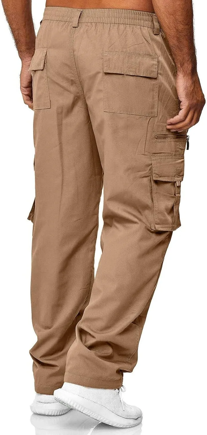 Cargo Lightweight Tactical Pants for Men Fashion Cargo Pants Multi Pocket Athletic Pants Casual Outdoor Trousers
