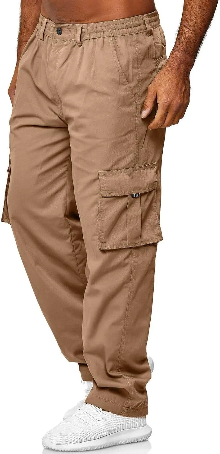 Cargo Lightweight Tactical Pants for Men Fashion Cargo Pants Multi Pocket Athletic Pants Casual Outdoor Trousers