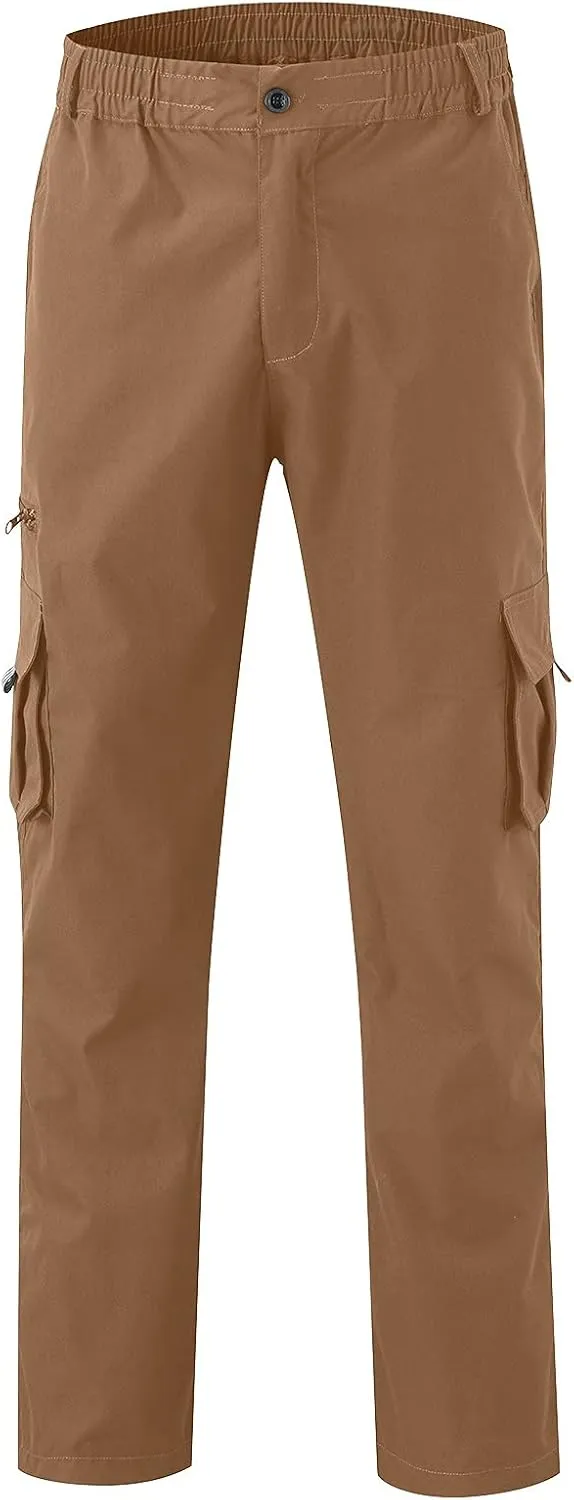Cargo Lightweight Tactical Pants for Men Fashion Cargo Pants Multi Pocket Athletic Pants Casual Outdoor Trousers
