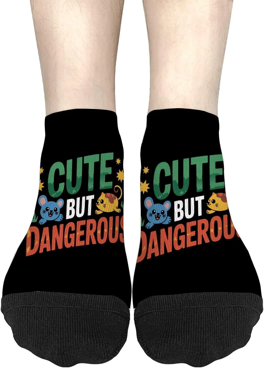Cute But Dangerous Womens Athletic Socks Liner Sock For Women's