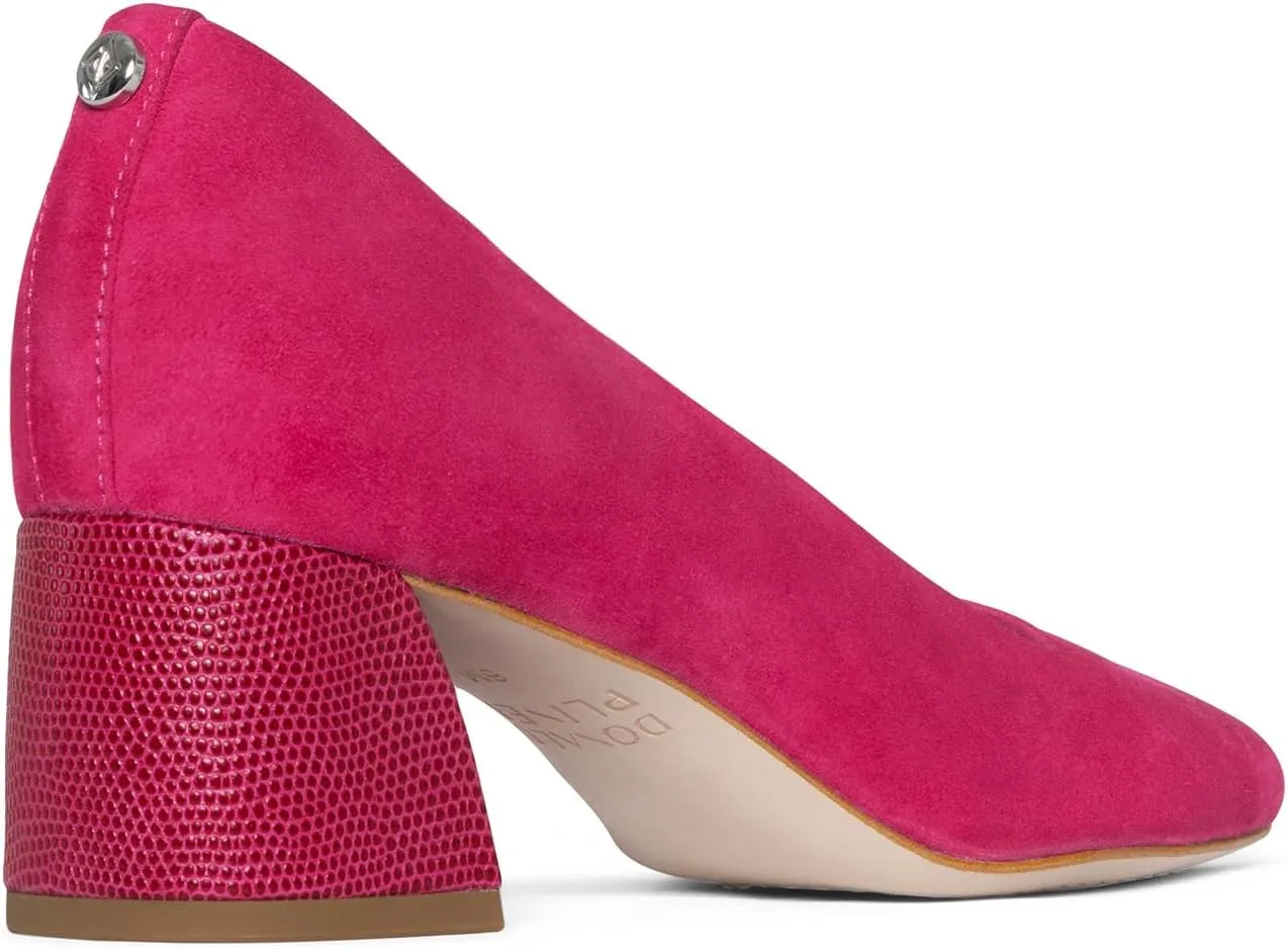Donald Pliner Women's Aquarius 2" Block Heels, Square Closed Toe Chunky Heels for All Day Wear