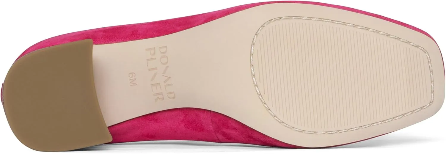 Donald Pliner Women's Aquarius 2" Block Heels, Square Closed Toe Chunky Heels for All Day Wear