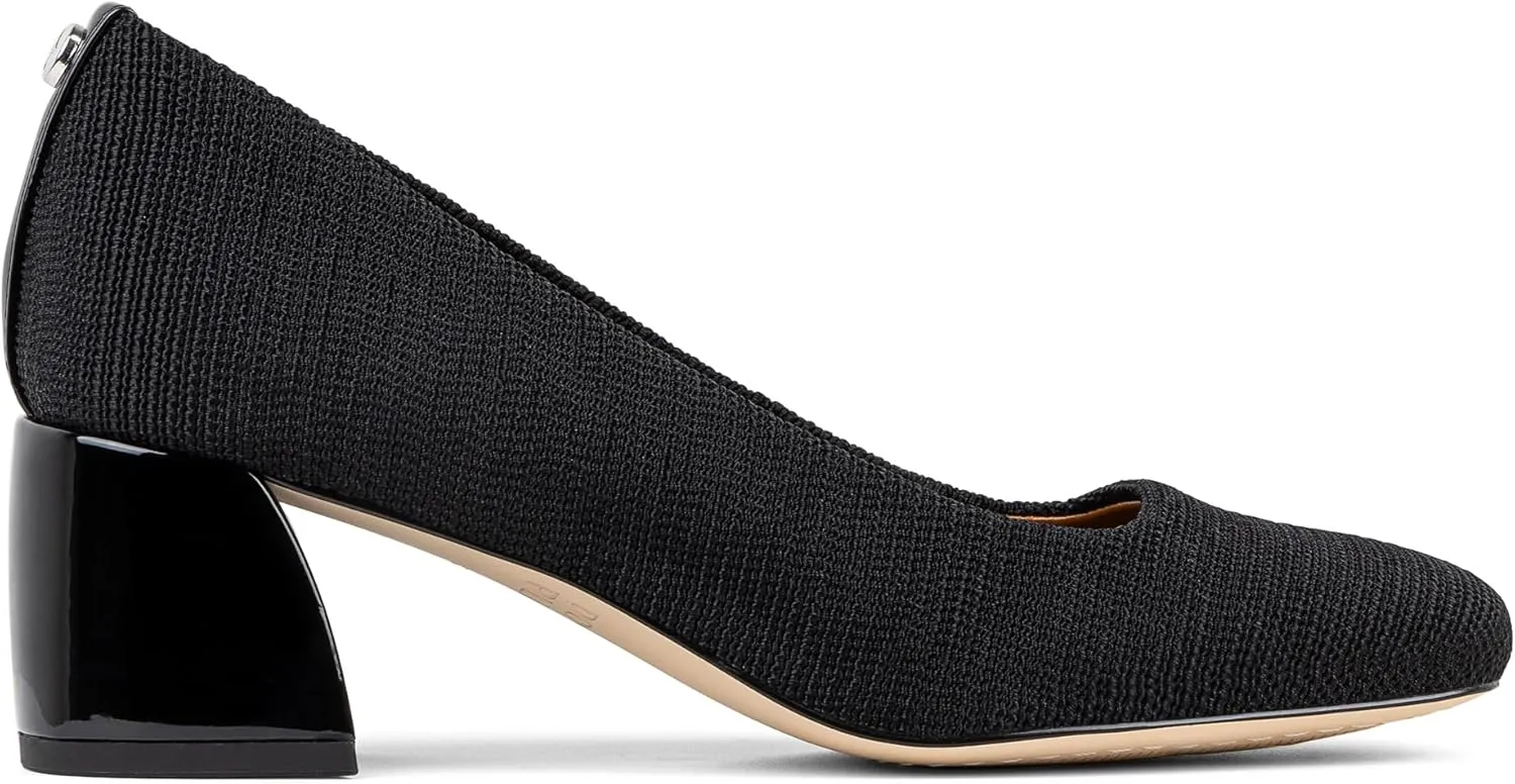 Donald Pliner Women's Aquarius 2" Block Heels, Square Closed Toe Chunky Heels for All Day Wear