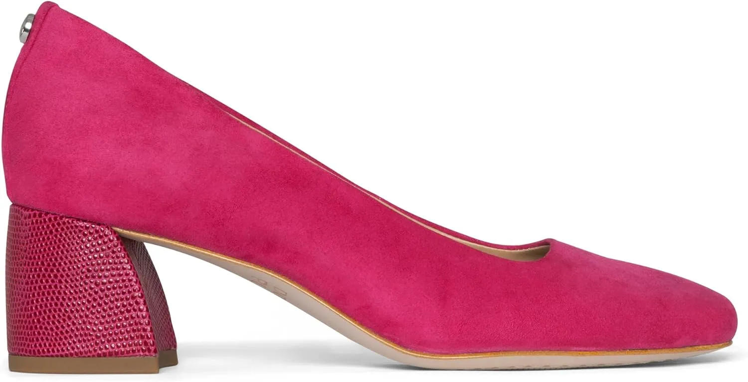Donald Pliner Women's Aquarius 2" Block Heels, Square Closed Toe Chunky Heels for All Day Wear
