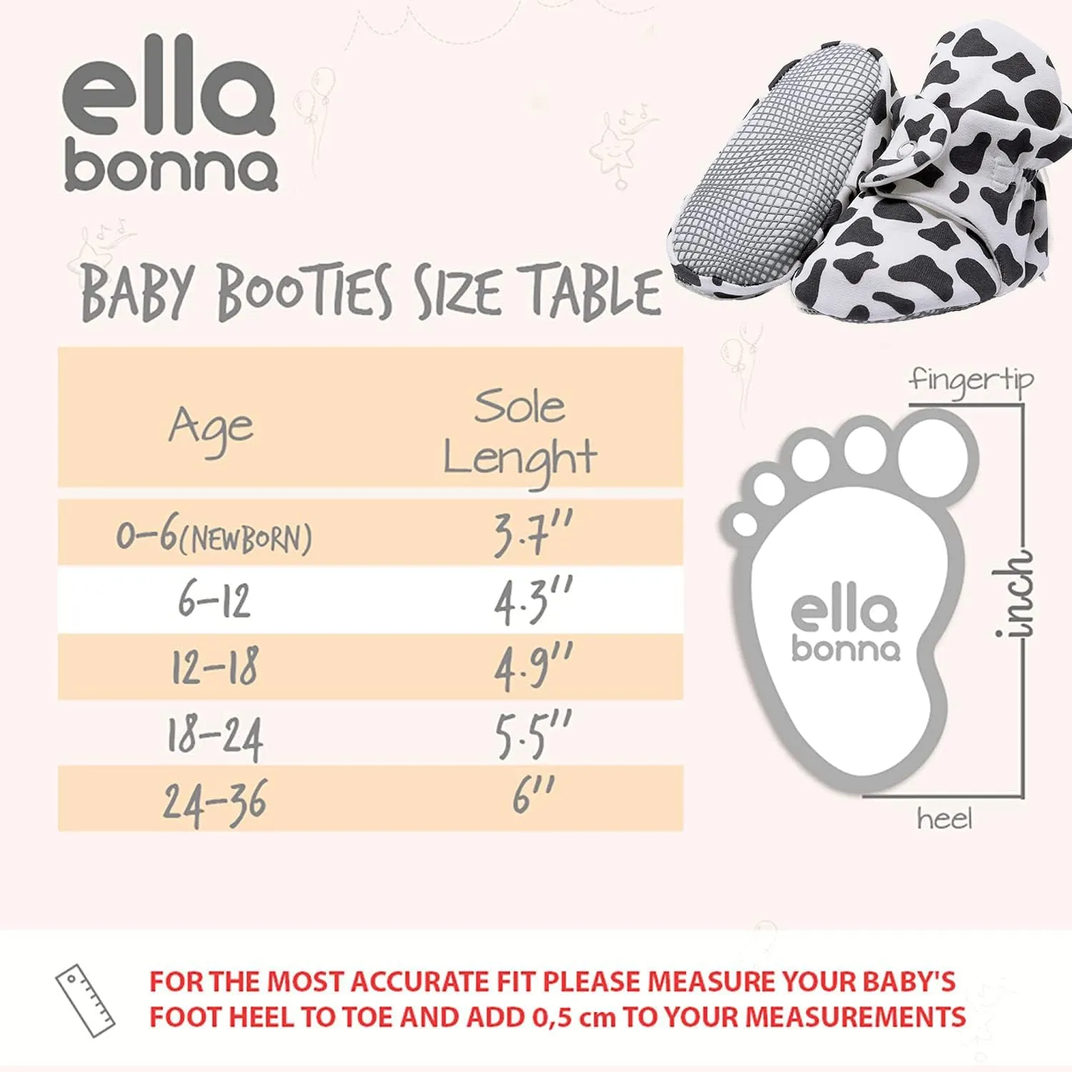 Ella Bonna Baby Booties Organic Cotton Muslin Newborn Baby Slippers Baby Boy Booties, Infant Girl Booties, 6-12 months, 0-6 Months, 12-18 Months, 0-3 Months, 18-24 Months, Toddler Shoes