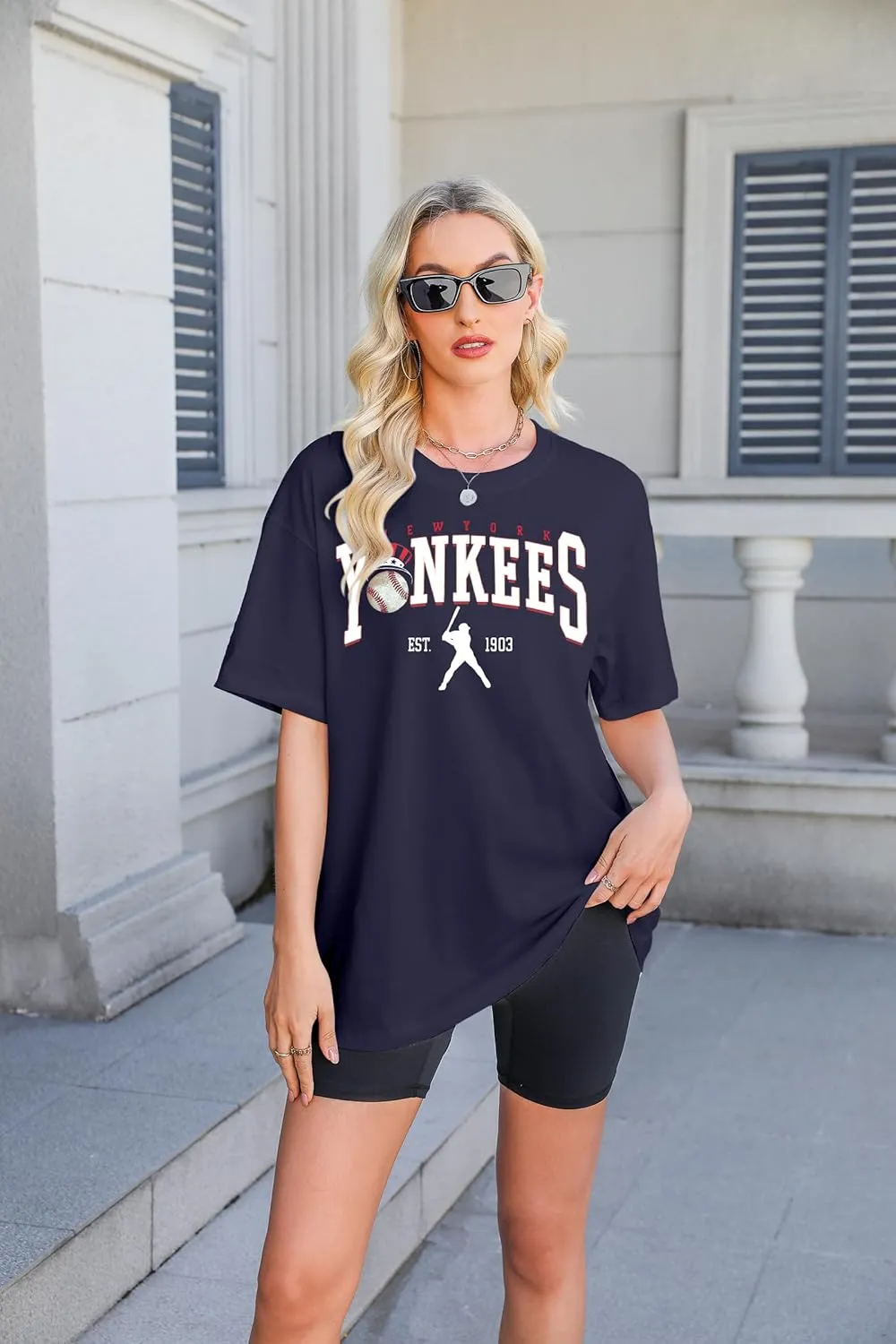 Game Day Shirt Baseball Shirts Women Oversized Baseball Team Graphic Tshirt Baseball Fan Shirt Casual Short Sleeve Tee Tops