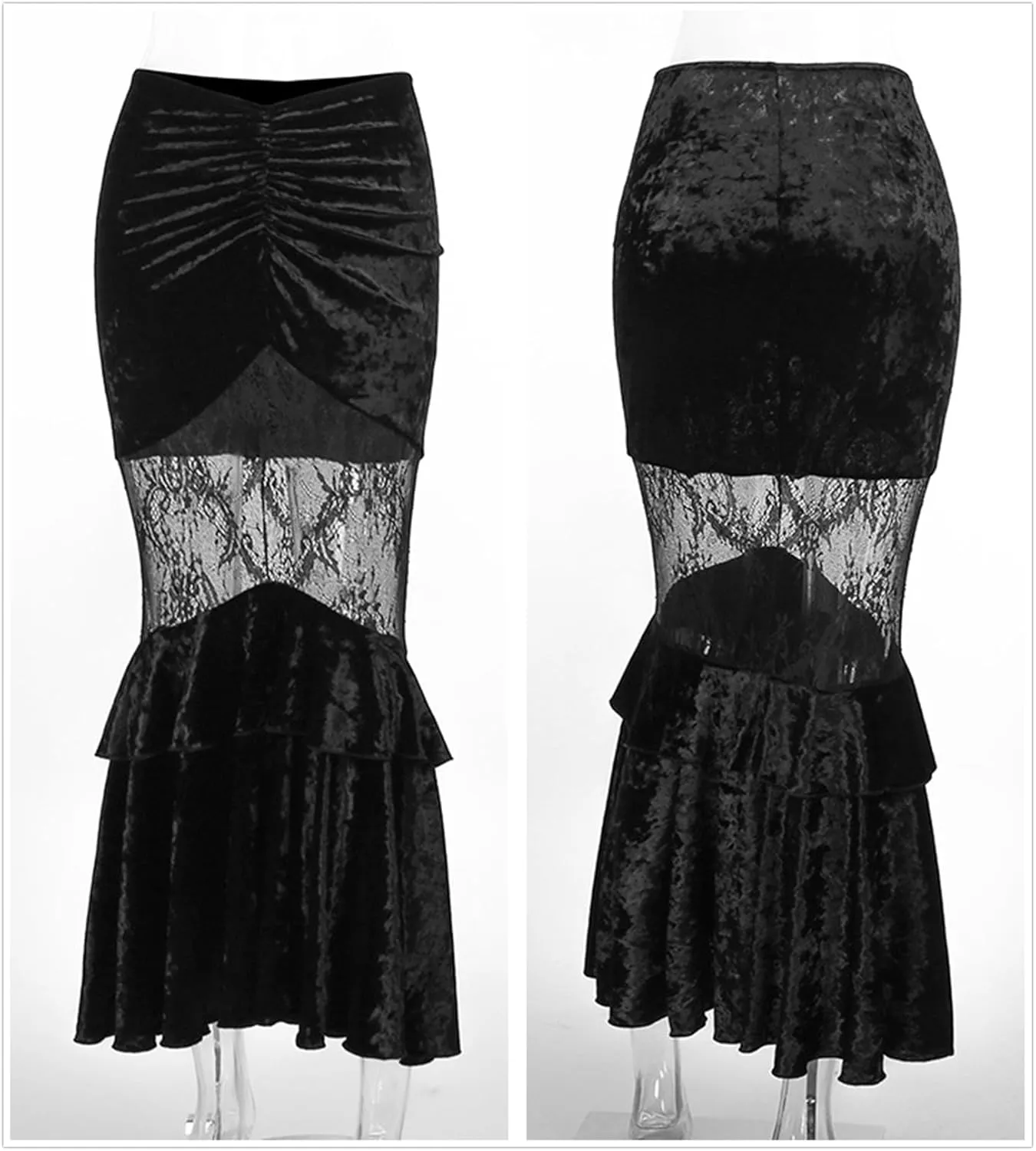 Goth Skirt Women Punk Emo Y2K Harajuku Preppy Vintage Rave Grunge Alt