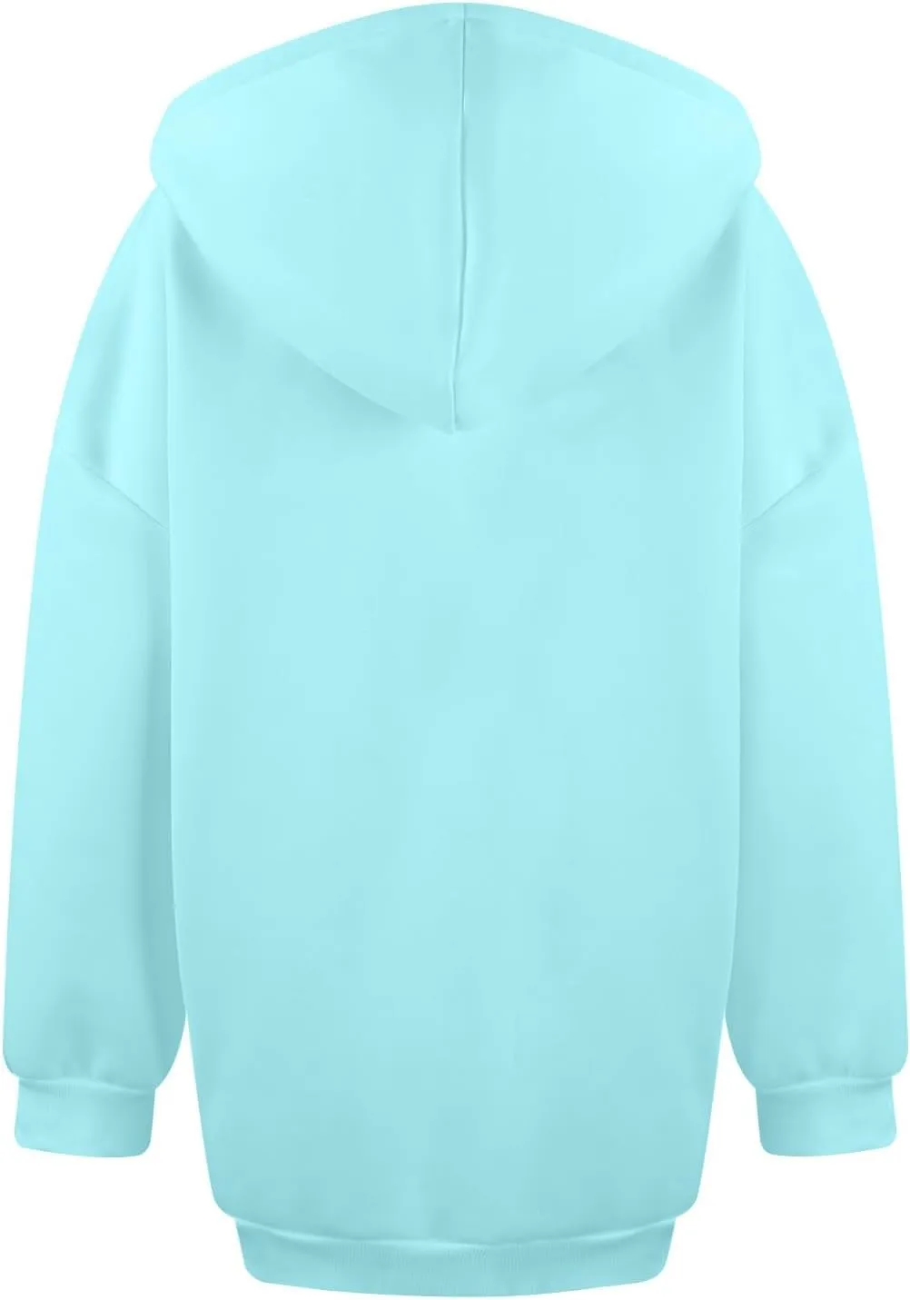 Gumipy Zip Up Hoodie Women Plus Size Drastring Zip Up Jackets Hoodies Y2K Long Sleeve Sweatshirt Dress Pullover with Pockets