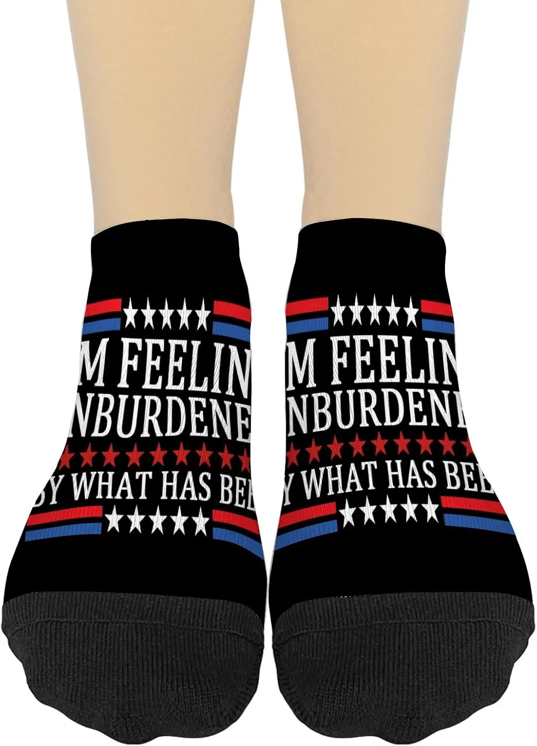 I'm Feeling Unburdened By What Has Been No Show Socks Womens Liner Men Sock