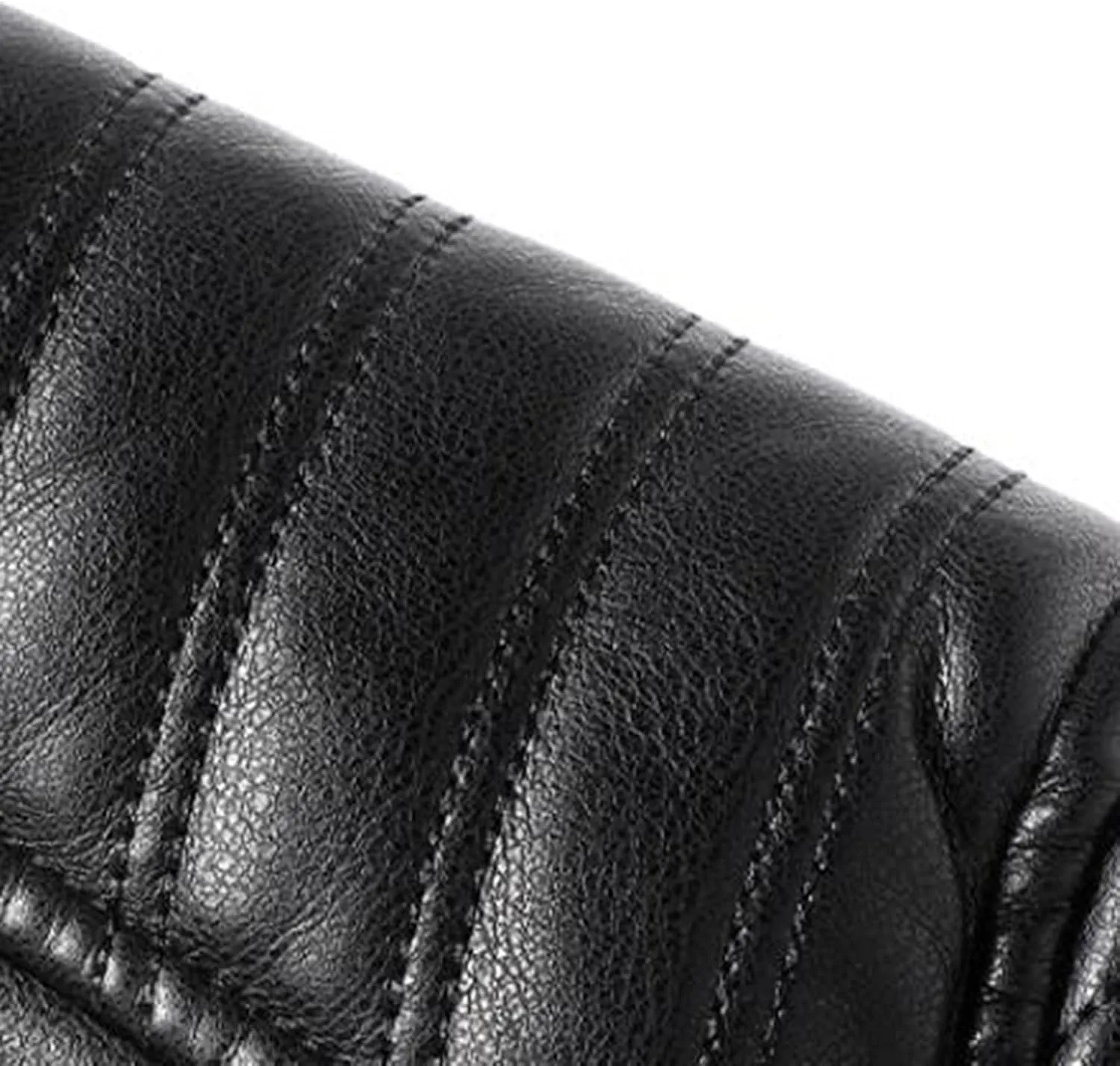 Leather Biker Jacket for Men Racer Zip Up Moto Jackets Slim Fit Faux Leather Jacket Biker Motorcycle Jackets Warm Jacket