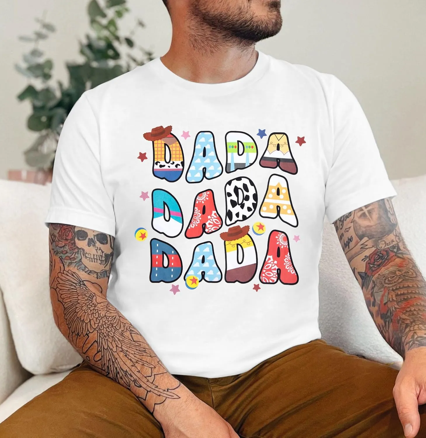 LUKYCILD Mom and Dad Matching Shirts Couples Matching Outfits Pregnancy Announcement T-Shirt Casual Graphic Tee