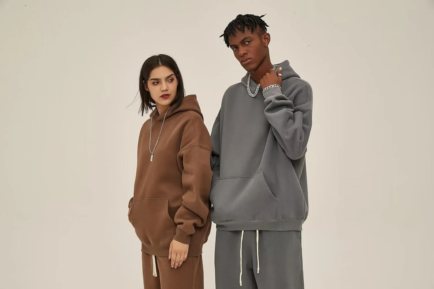 Men Hoodies Long Sleeve Pocket Casual Fleece Sweatshirt Mens Hip-Hop Pullovers Unisex