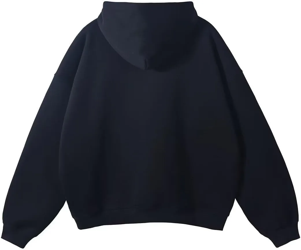 Men Hoodies Long Sleeve Pocket Casual Fleece Sweatshirt Mens Hip-Hop Pullovers Unisex
