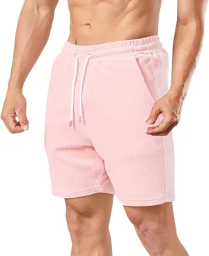 Mens 2023 Athletic Gym Shorts Cotton Jogger Workout Lounge Jersey Sweat Shorts Breathable Below Knee Short Pants