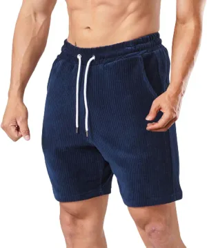 Mens 2023 Athletic Gym Shorts Cotton Jogger Workout Lounge Jersey Sweat Shorts Breathable Below Knee Short Pants