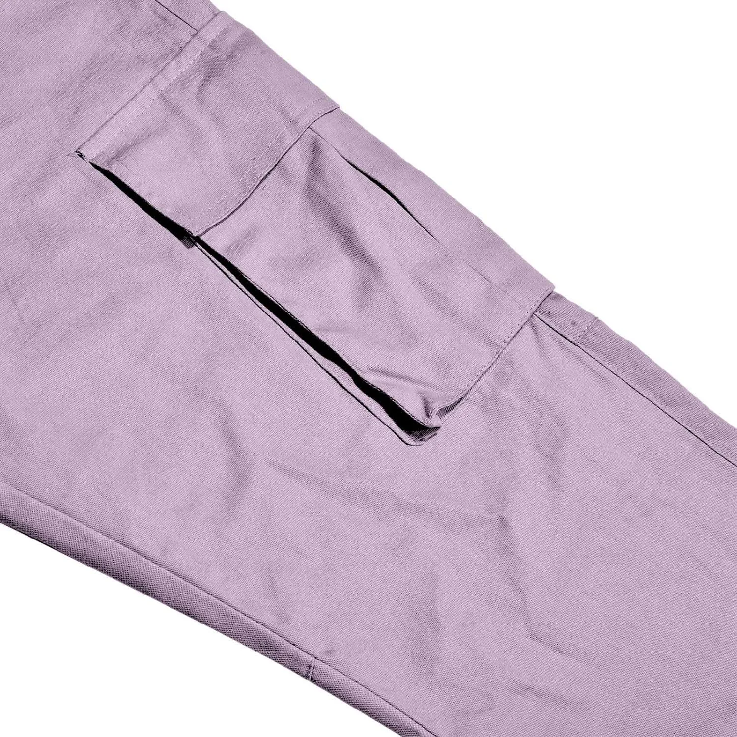 Mens Baggy Cargo Pants Casual Solid Color Plus Size Straight Leg Sweatpants Stretch Waist Hiking Jogging Trousers