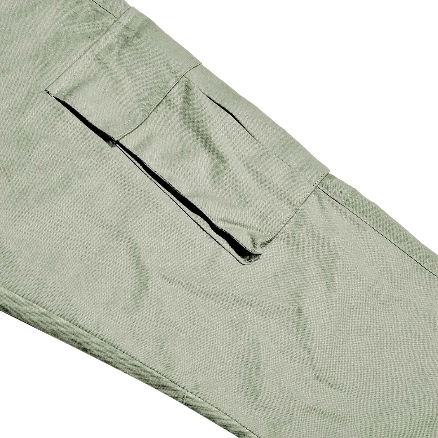 Mens Baggy Cargo Pants Casual Solid Color Plus Size Straight Leg Sweatpants Stretch Waist Hiking Jogging Trousers