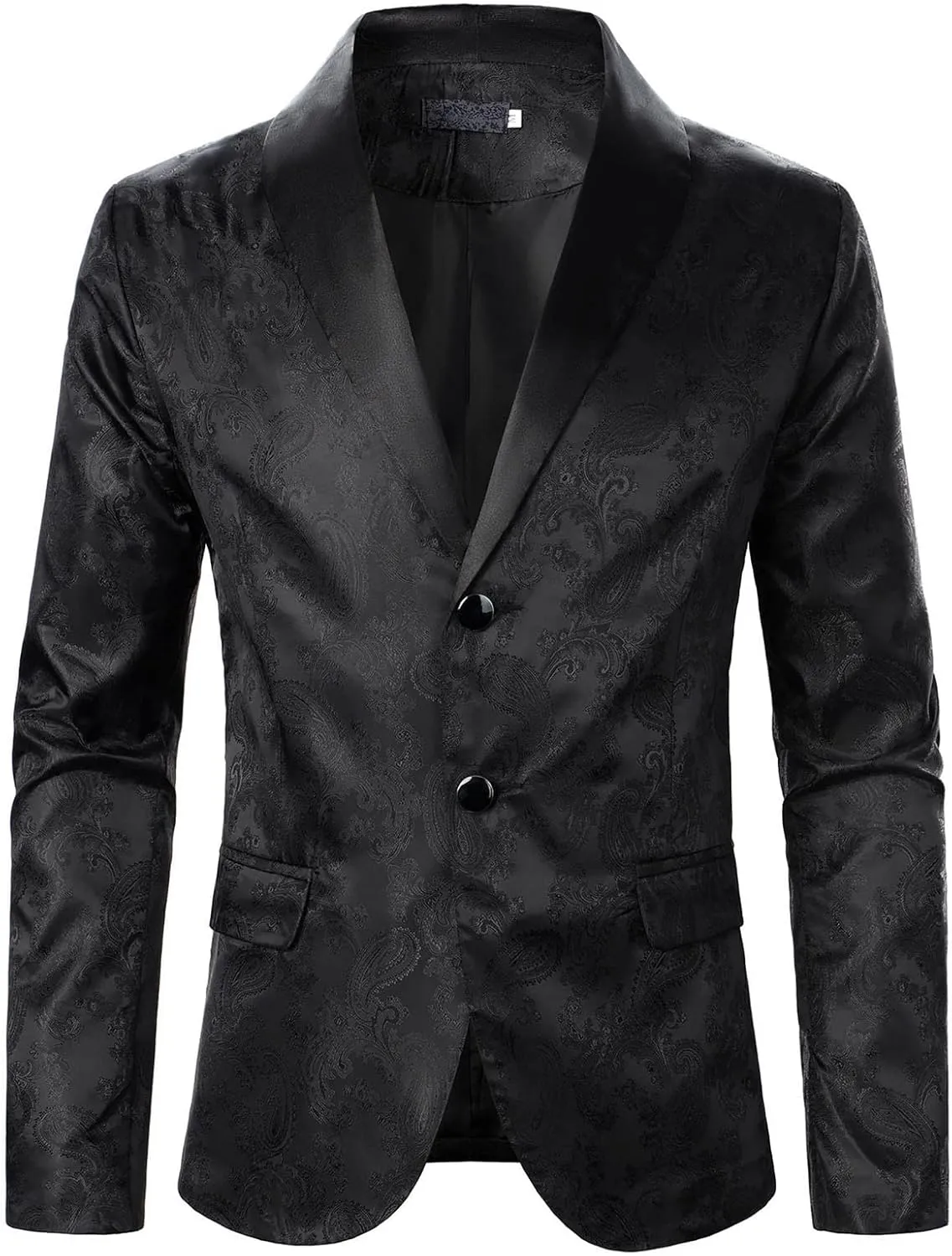Mens Stylish Dinner Tux Dress Blazer Retro Tuxedo Jackets for Dinner Party Wedding Prom Slim Fit Suit Jacket Sport Coats