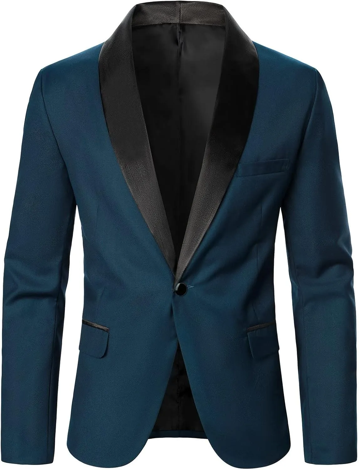Mens Stylish Dinner Tux Dress Blazer Retro Tuxedo Jackets for Dinner Party Wedding Prom Slim Fit Suit Jacket Sport Coats