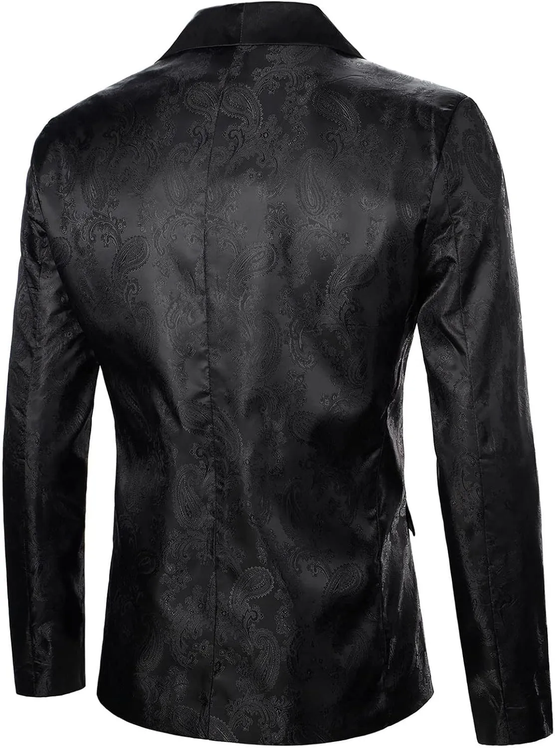 Mens Stylish Dinner Tux Dress Blazer Retro Tuxedo Jackets for Dinner Party Wedding Prom Slim Fit Suit Jacket Sport Coats