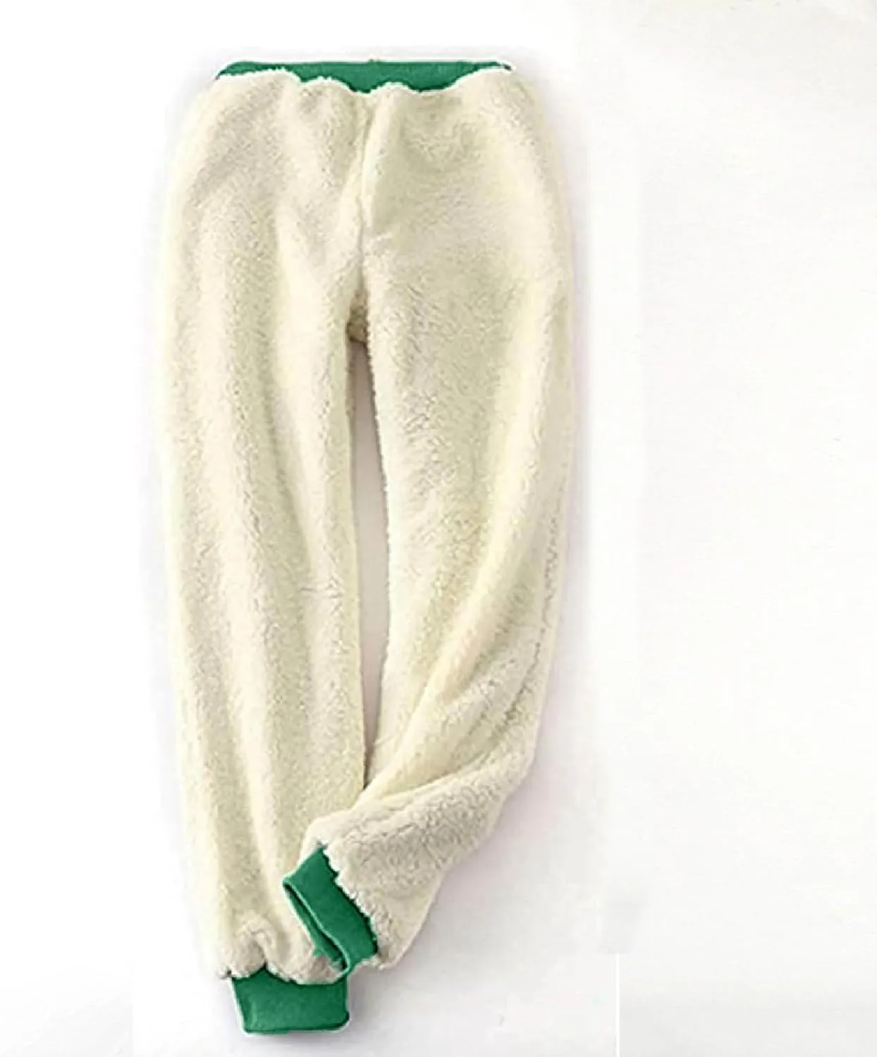 NATHGAM Sherpa Lined Sweatpants Women Thermal Winter Warm Fleece Jogger High Waisted Plus Size Track Pant for Athletic Active