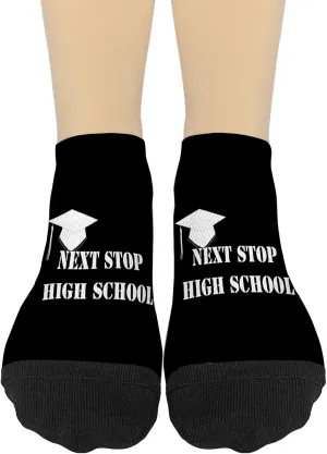 Next Stop High School Womens Socks Ankle Athletic Socks Mens
