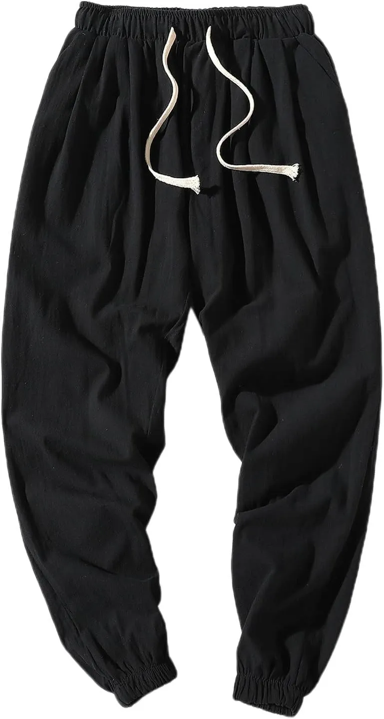 Ninja Pants Harem Men Long Shorts Summer Beach Hippie Trousers Mens Boho Yoga Japanese Unisex Thai Fisherman