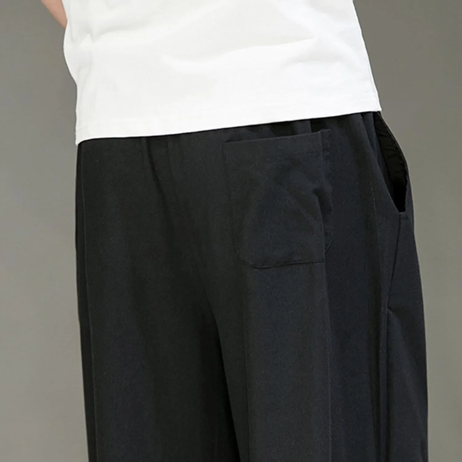 Ninja Pants Harem Men Summer Wear Lounge Linen Hip Hop Hippie Trousers Mens Beach for Everyday Bohemian Cotton
