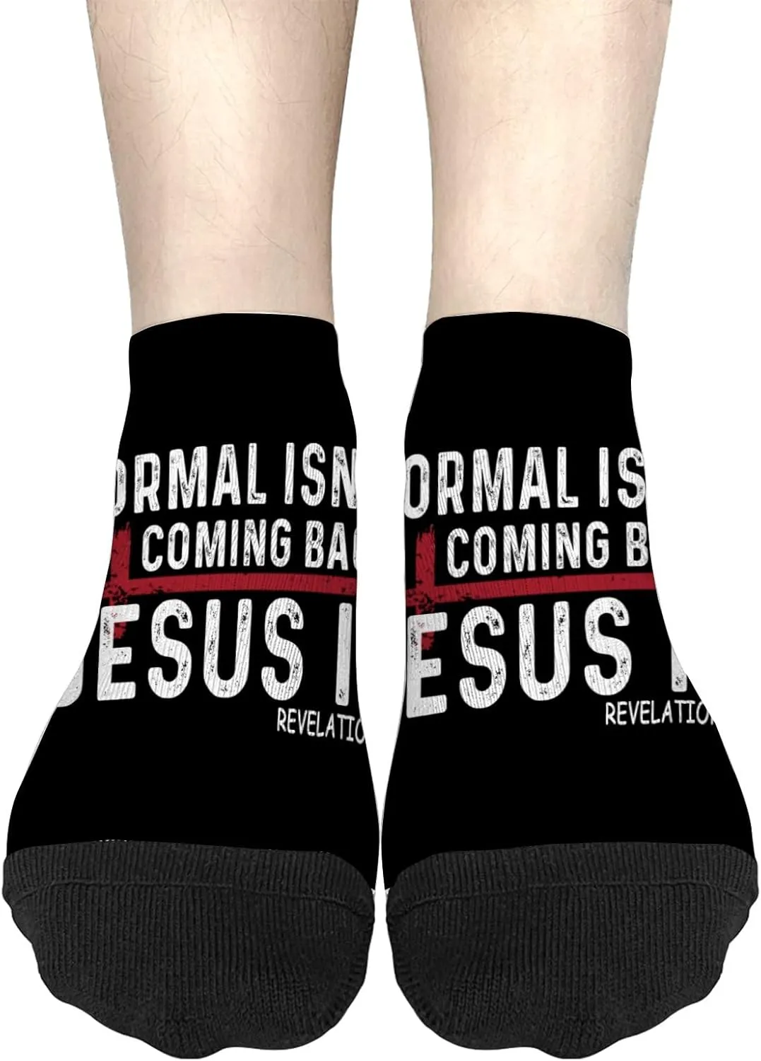 Normal Isn't Coming Back But Jesus Is Womens No Show Socks Liner Sock Womens