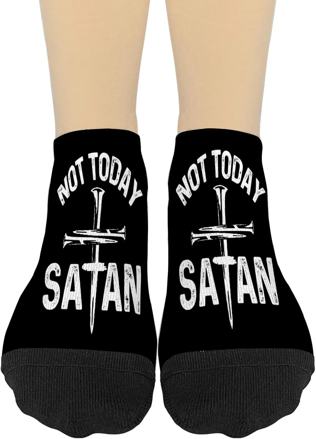 Not Today Satan Women's Ankle Socks Short Socks Women's