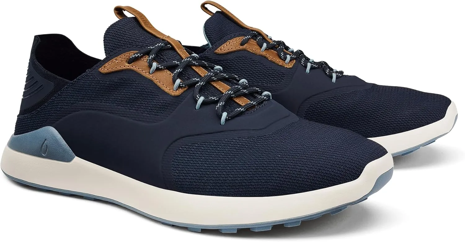 OLUKAI Ka'anapali Men's Golf Shoes, Spikeless Golf Shoes, Water & Stain-Resistant Mesh, Lightweight & Contoured Footbed, All-Day Comfort