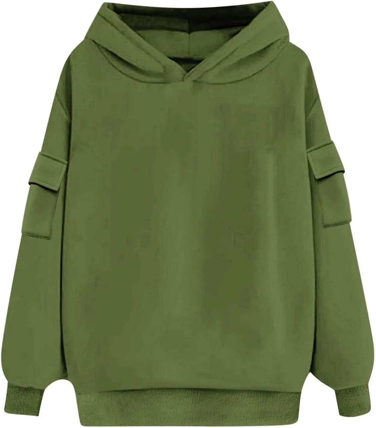 Oversized Hoodies For Women Fleece Hooded Sweatshirt With Sleeve Pockets Loose Comfy Pullover Hoodie Trendy Fall