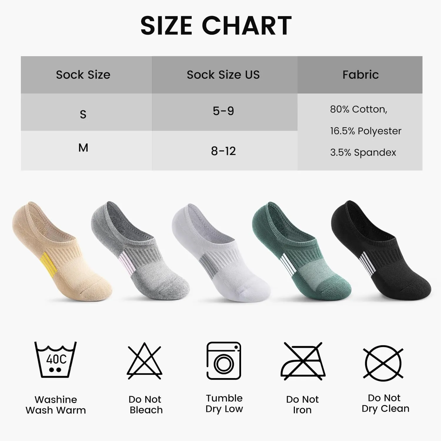 Pleneal No Show Socks for Women, Cushioned Low Cut Athletic Ankle Socks, Non Slip Invisible Running Socks