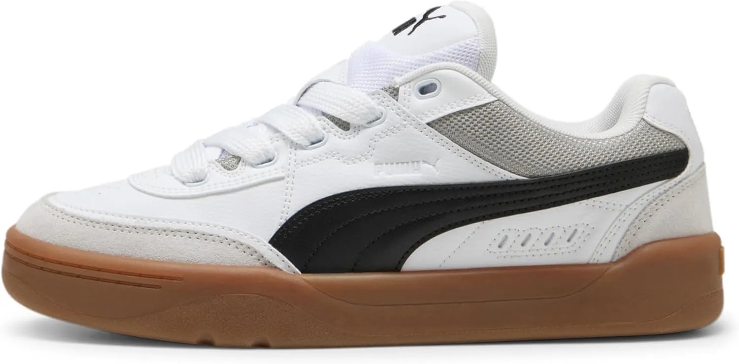 PUMA Men's Park Lifestyle SK8 Shoes, Cool Dark Gray-Frosted Ivory, 10.5