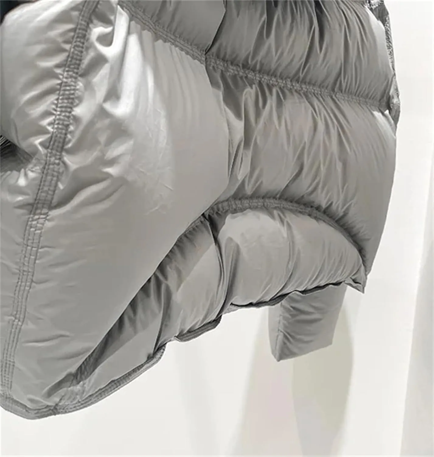 SaoBiiu Women Ultra Light Down Jacket Short Loose Thick Puffer Coat Casual Parkas