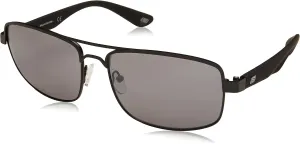 Skechers Men's Se6016 Aviator Sunglasses, Black, 59 mm