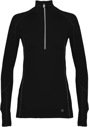 SNOW ANGEL Women's Chami Universal Zip-T - Durable Breathable Moisture-Wicking Midweight Thermal Active Base-Layer Top