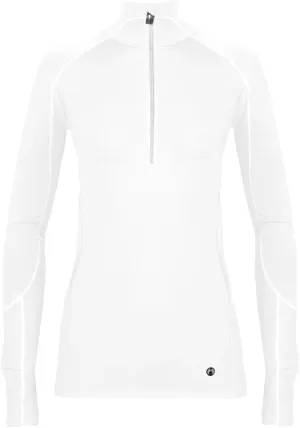 SNOW ANGEL Women's Chami Universal Zip-T - Durable Breathable Moisture-Wicking Midweight Thermal Active Base-Layer Top